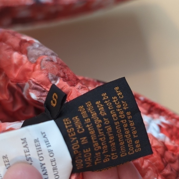 UBU Crinkle Reversible Zip Up Jacket Vintage Y2K Brown  Floral  Small - Picture 10 of 15